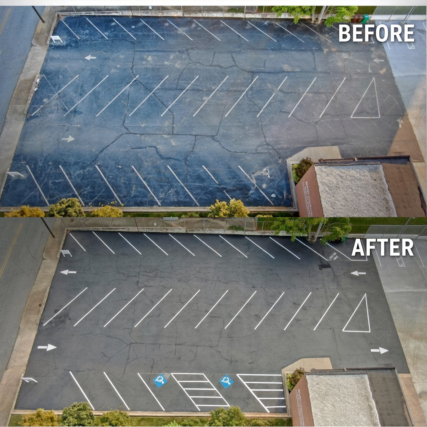 High Point BMI lot before and after