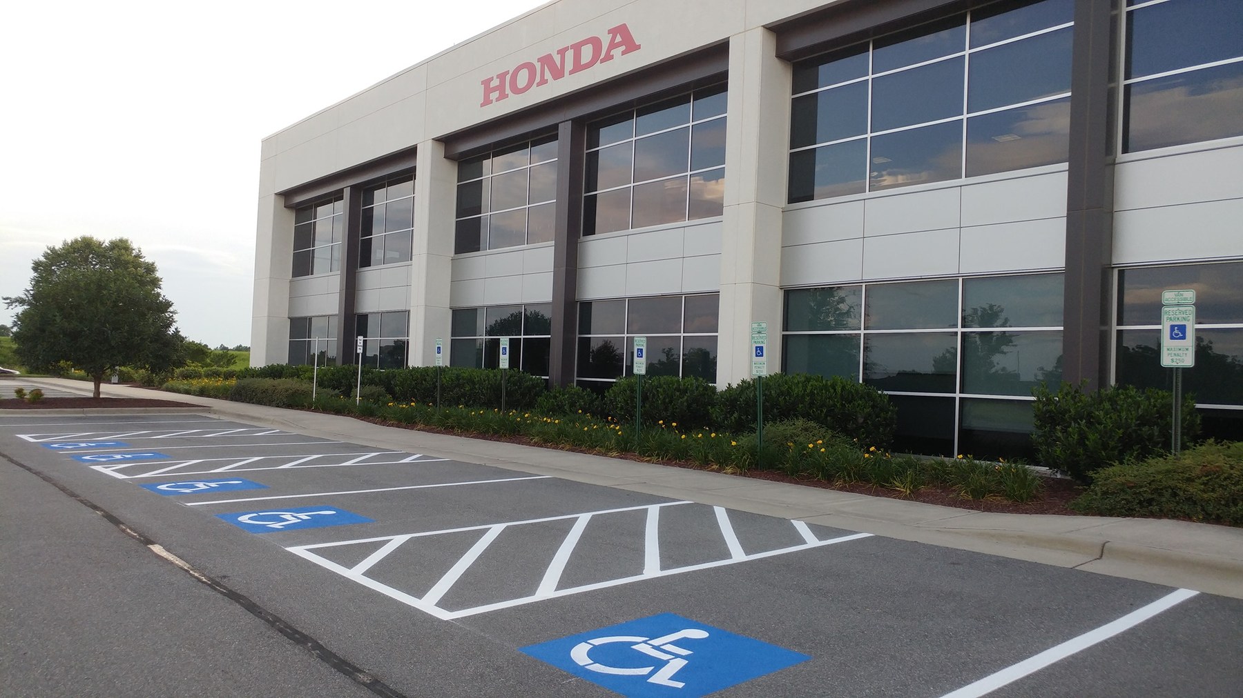 Honda Jet ADA restripe