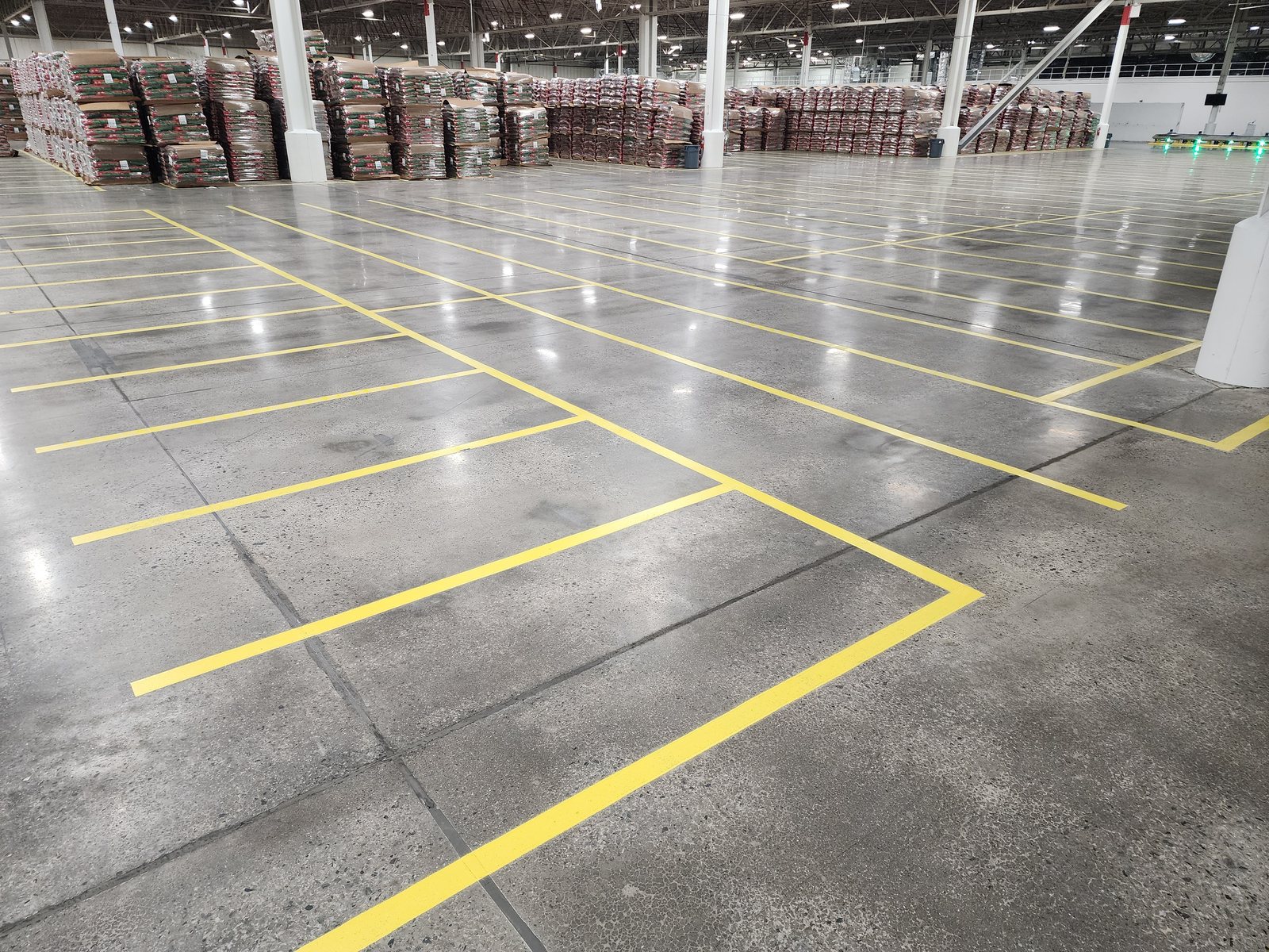 Nestle Purina epoxy line striping