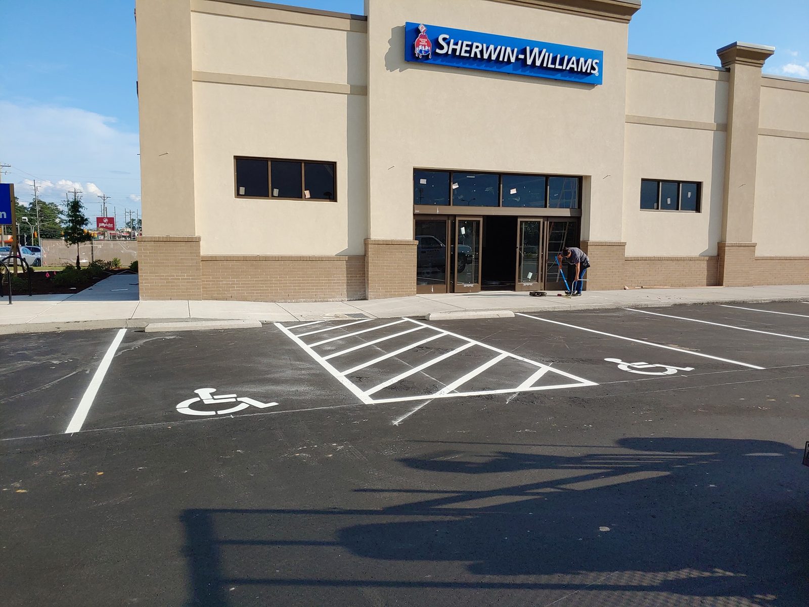 Sherwin-Williams ADA stalls
